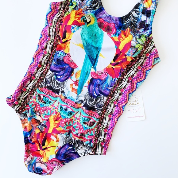 Analu Swimwear | Swim | Nwt One Piece Colombian Swimsuit Tropical Print